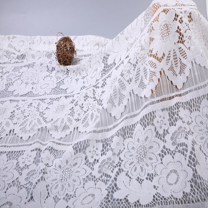 Lace Fabric Ditsy Floral Cutwork for Women's Wear Wholesale Supplier 6